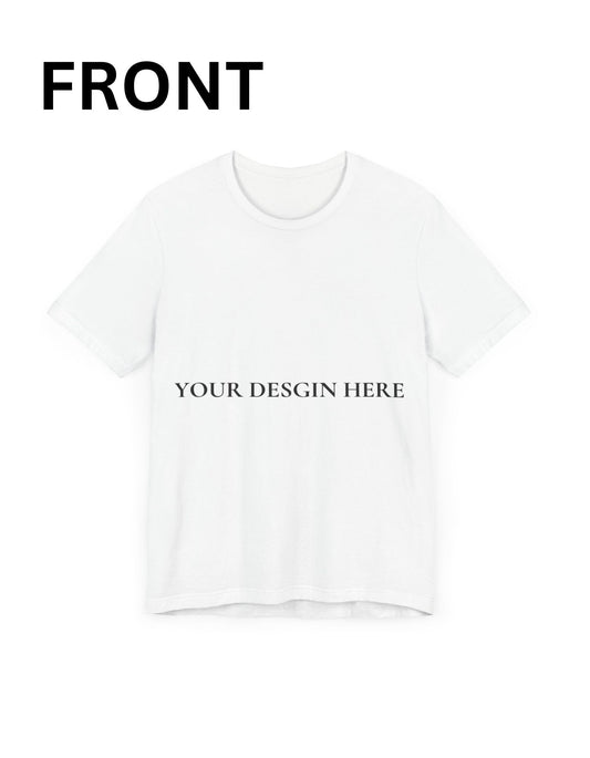 Print On Your Demand White T-Shirt / DropUp Brand
