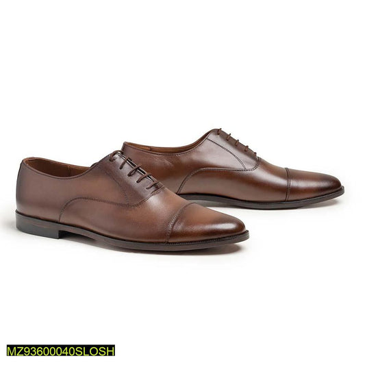 SLO-Men's Worchester Brown Leather Formal Shoes / DropUp Brand